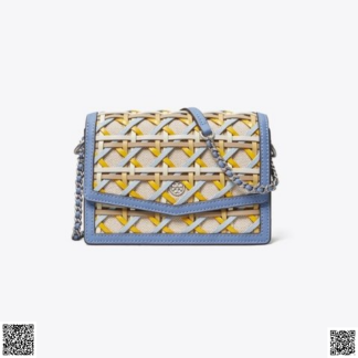 美國代購正品 Tory Burch Robinson Woven 迷你單肩包