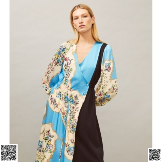美國代購正品 Tory Burch 愛馬仕印花連衣裙