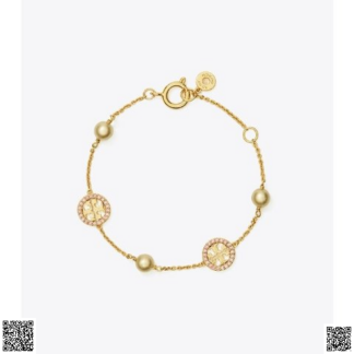 美國🇺🇸輸入正品 Tory Burch Crystal 珍珠手鏈