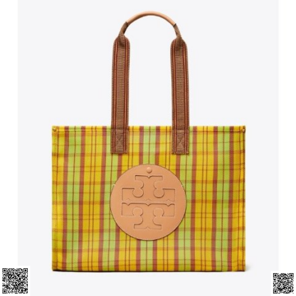 美國🇺🇸輸入正品 Tory Burch Ella Mesh 格紋托特包