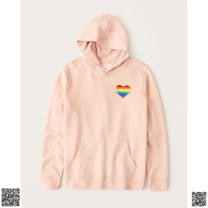 美國代購正品 Abercrombie & Fitch 彩虹衛衣
