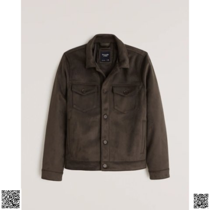 美國代購正品 Abercrombie & Fitch 麂皮夾剋