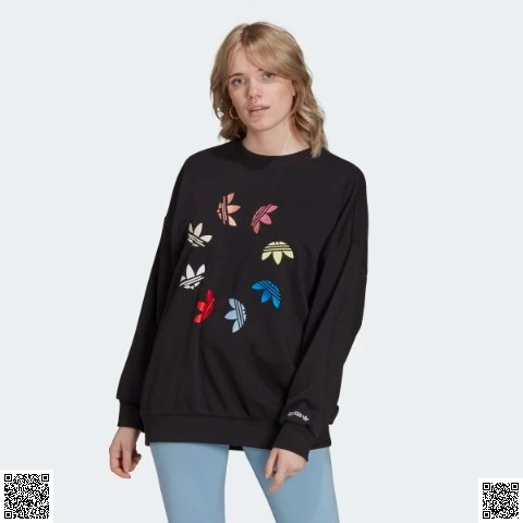 美國代購正品 Adidas Adicolor Shattered Trefoil Wheel 衛衣
