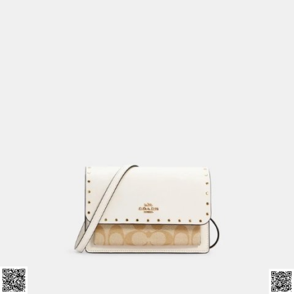 美國代購正品 COACH Foldover 斜挎包