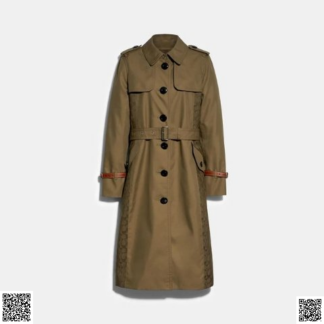 美國代購正品 COACH Signature 法式風衣外套