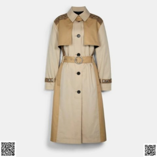 美國代購正品 COACH Tonal 法式風衣外套
