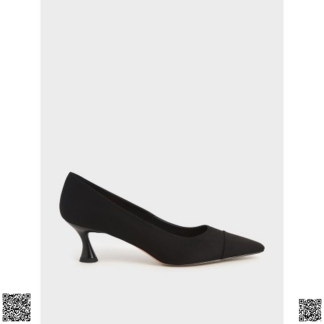美國代購正品 Charles & Keith 紋理高跟鞋