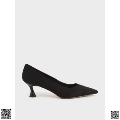 美國代購正品 Charles & Keith 紋理高跟鞋