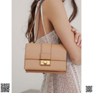 美國代購正品 Charles & Keith 金屬推扣斜挎包