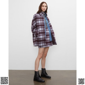 美國代購正品 Club Monaco 格子大衣