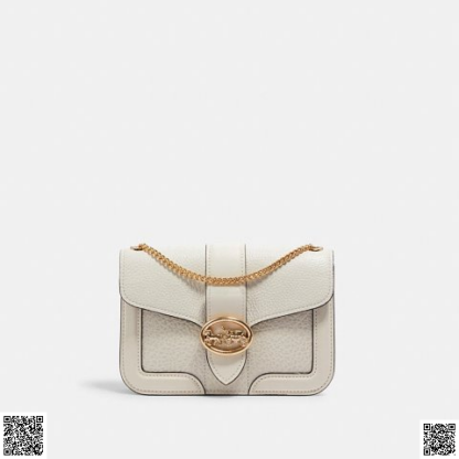美國代購正品 Coach Georgie 馬車扣斜挎包