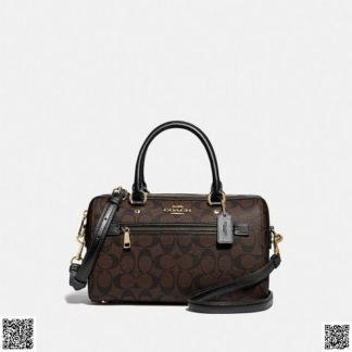 美國代購正品 Coach Rowan 老花酒桶包