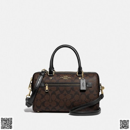 美國代購正品 Coach Rowan 老花酒桶包
