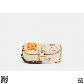 美國代購正品 Coach X Jean-Michel Basquiat Kleo 斜挎包
