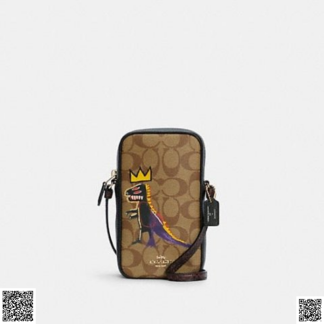 美國代購正品 Coach X Jean Michel Basquiat 小恐龍斜挎包