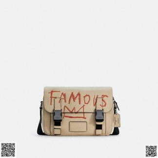 美國代購正品 Coach X Jean Michel Basquiat斜挎包
