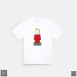 美國代購正品 Coach X Peanuts 史努比T恤