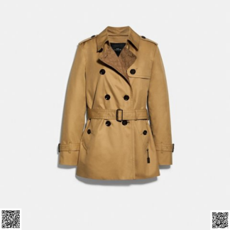 美國代購正品 Coach 短款風衣
