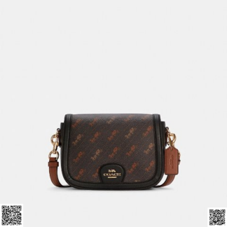 美國代購正品 Coach 馬鞍包 Celine老花風