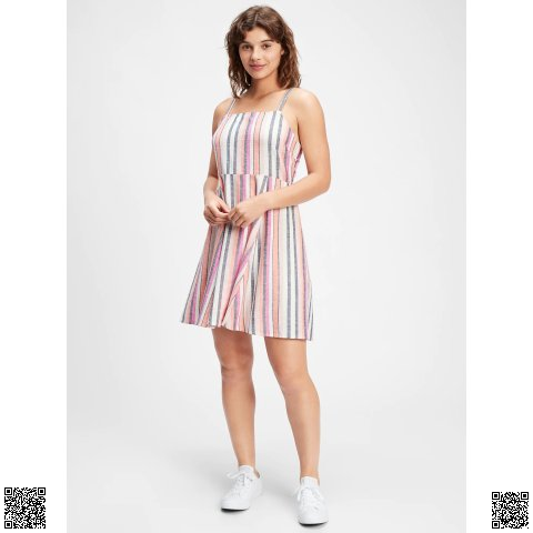 美國代購正品 Gap 條紋吊帶裙