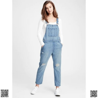 美國代購正品 Gap 牛仔背帶褲