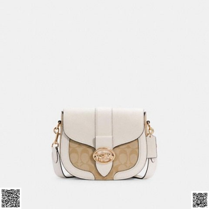 美國代購正品 Georgie老花馬鞍包