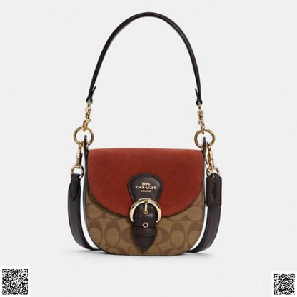 美國代購正品 Kleo 17 老花馬鞍包