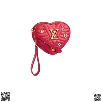 美國代購正品 Louis Vuitton New Wave 愛心斜挎包