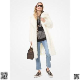 美國代購正品 Michael Kors 長款泰迪外套