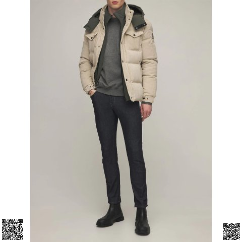 美國代購正品 Moose Knuckles 燈芯絨羽絨服