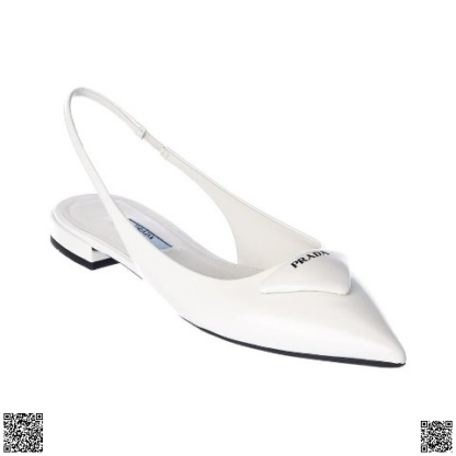 美國代購正品 Prada 三角標尖頭平底鞋