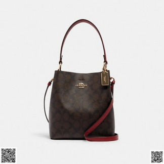 美國代購正品 Small Town老花水桶包