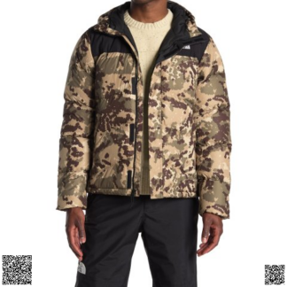 美國代購正品 The North Face Balham 防水連帽迷彩印花羽