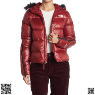 美國代購正品 The North Face Glades 人造毛皮鑲邊連帽 550-