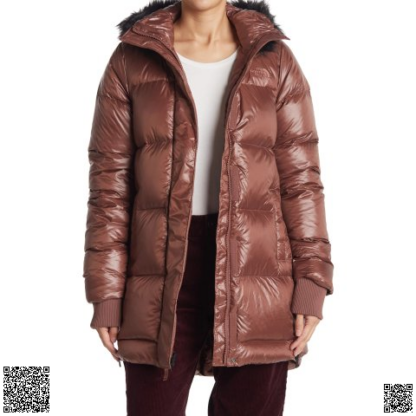 美國代購正品 The North Face Torrey s 人造毛皮鑲邊長款羽