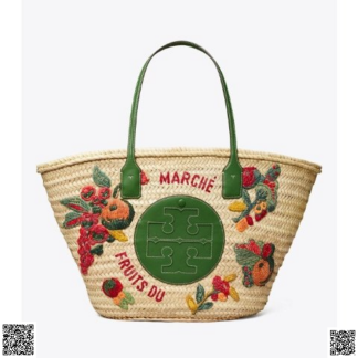 美國代購正品 Tory Burch Ella 刺綉籃子包