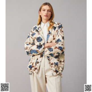 美國代購正品 Tory Burch 優雅印花風衣