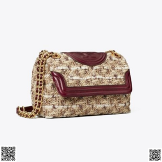 美國代購正品 Tory Burch 編織Fleming 單肩包