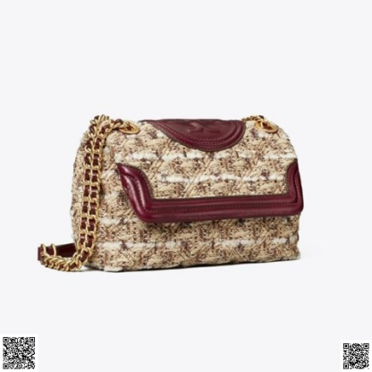 美國代購正品 Tory Burch 編織Fleming 單肩包