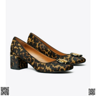 美國代購正品 Tory Burch 豹紋中跟鞋
