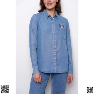 美國代購正品 口袋貓咪襯衫