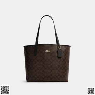 美國代購正品 老花 City 托特包