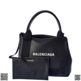 美國代購正品 Balenciaga Navy Cabas XS 托特包