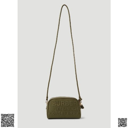 美國代購正品 Burberry 綠色 Horseferrry Half Cube 單肩斜挎