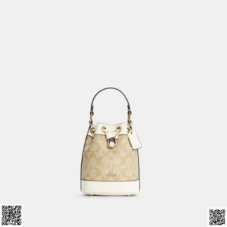 美國代購正品 COACH Dempsey Drawstring 15水桶包