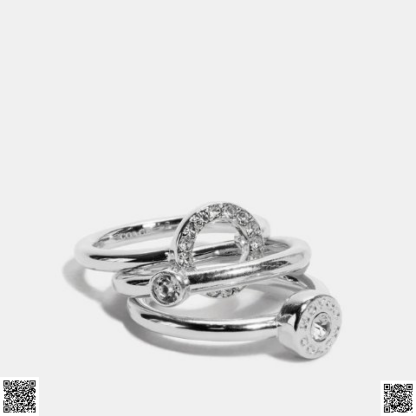 美國代購正品 COACH戒指三件套