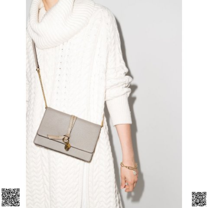 美國代購正品 Chloe Alphabet 皮革斜挎包