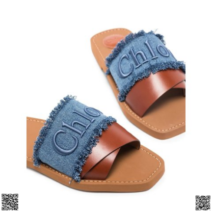 美國代購正品 Chloe Woody Logo涼鞋