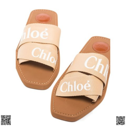美國代購正品 Chloe Woody logo 涼鞋