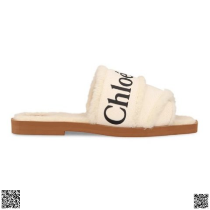 美國代購正品 Chloe Woody 毛絨拖鞋